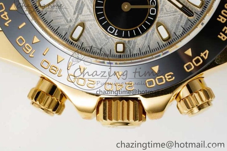 Dial 1:1 Strap Oysterflex Daytona Edition QF 116518 Rubber Best SA4130 on Meteorite 0706